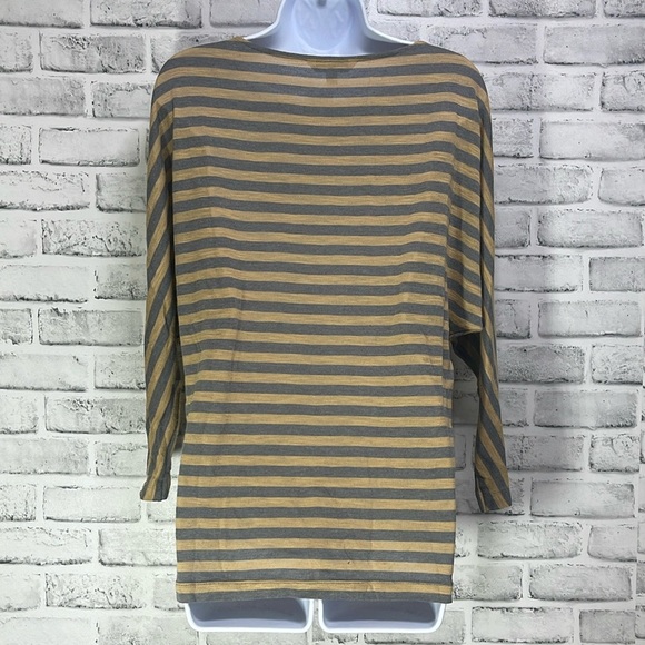 CAbi Polish Striped Dolman Sleeve Top Medium Style 957 - Picture 3 of 8